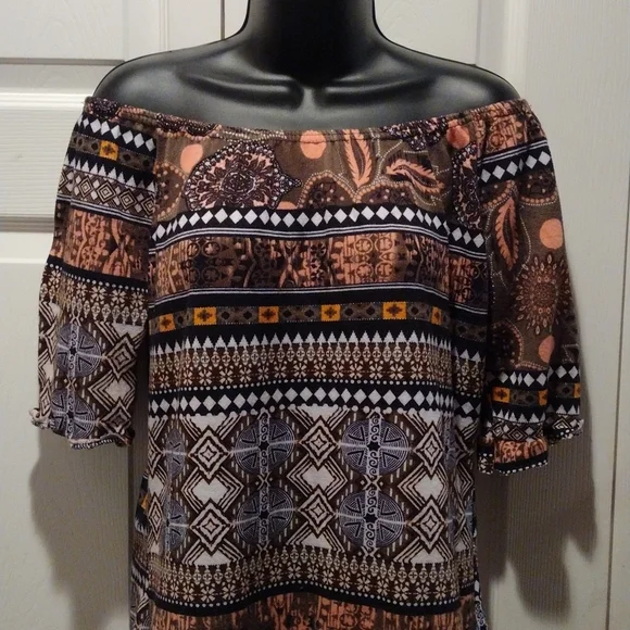 WINWIN TRIBAL TUNIC TOP SZ S-M - Picture 2 of 5